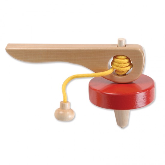 wooden top spinner